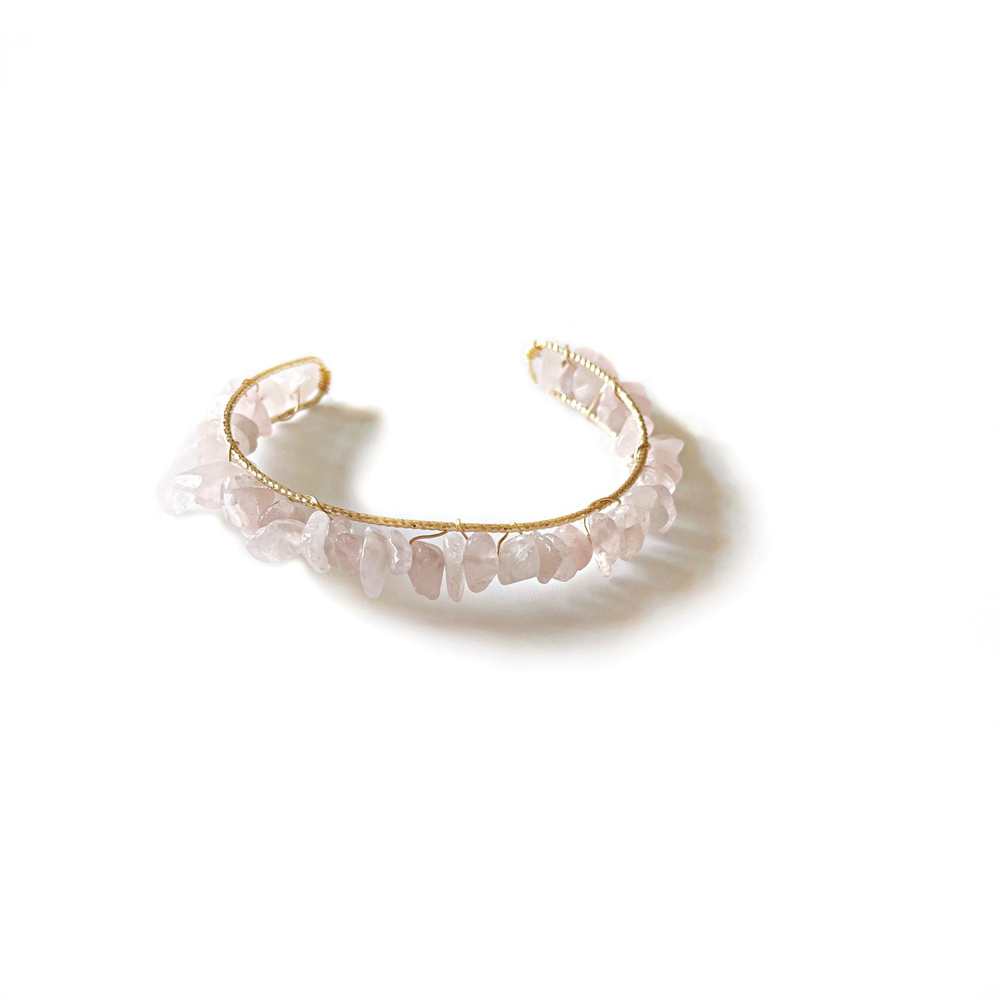 Women's Natural Crystal Gravel Winding Bracelet