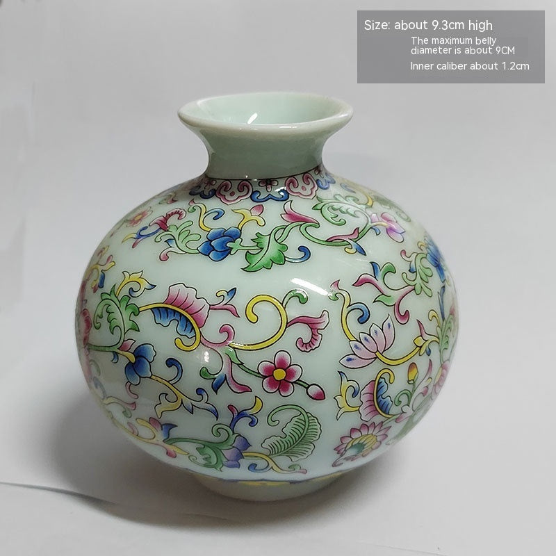 Colored Porcelain Pottery Home Decoration Ornaments
