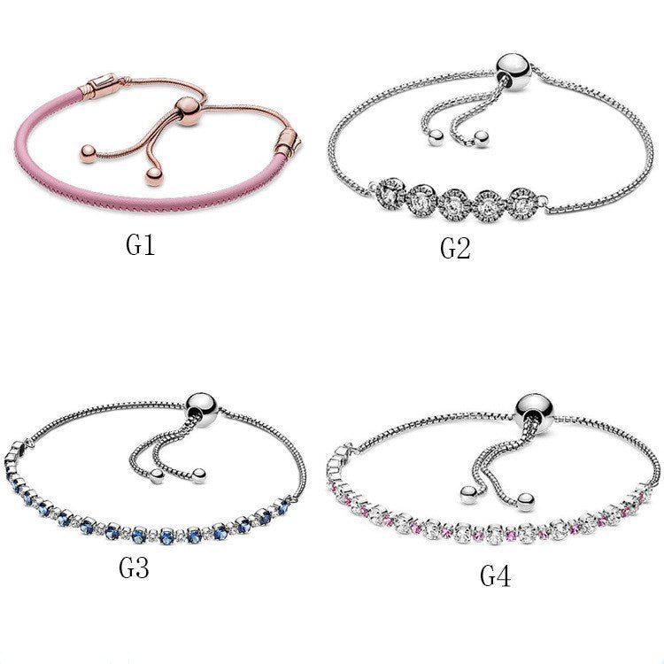 Shiny Slider Bracelet New Rose Gold Series