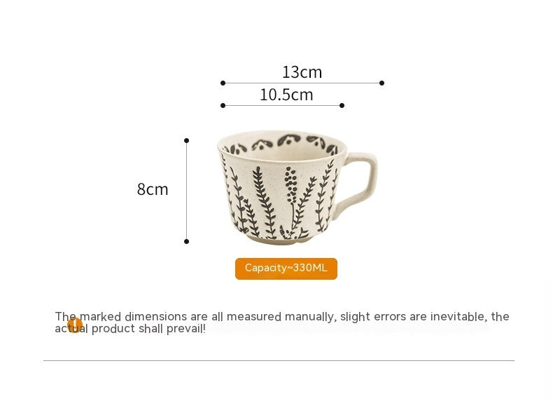 Minimalist Nordic Ceramic Home Hand-painted Mugs