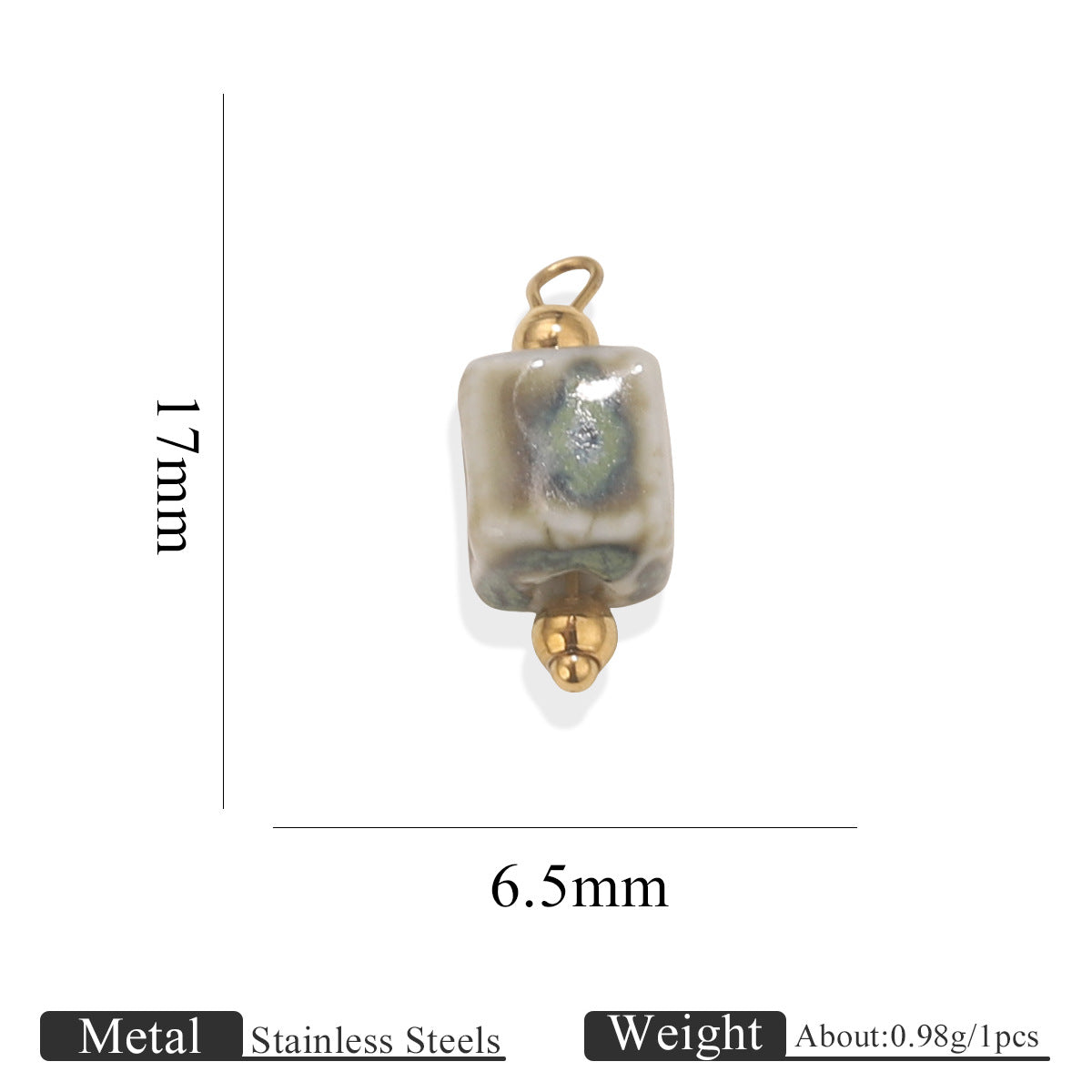 Fashion Vintage Pottery Shell Conch Pendant