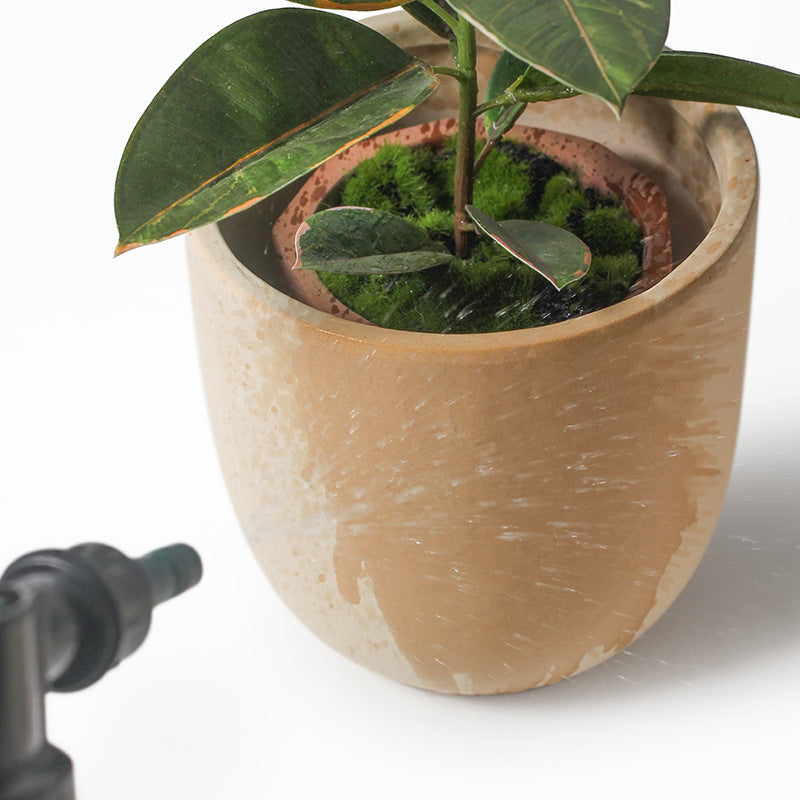 Bisque Fired Ceramic Simple Pottery Pot