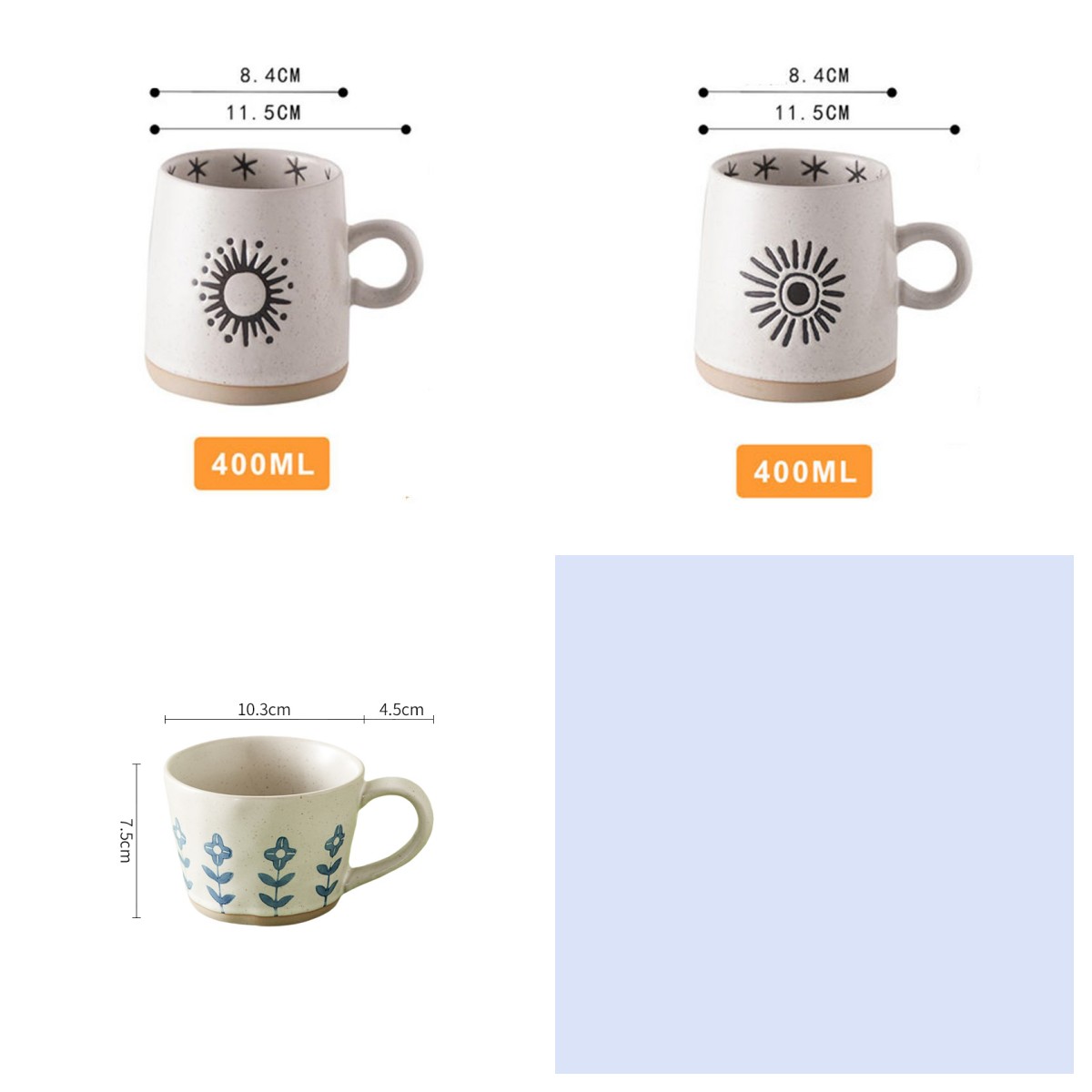 Japanese Style Coarse Pottery Cup Mug Gift
