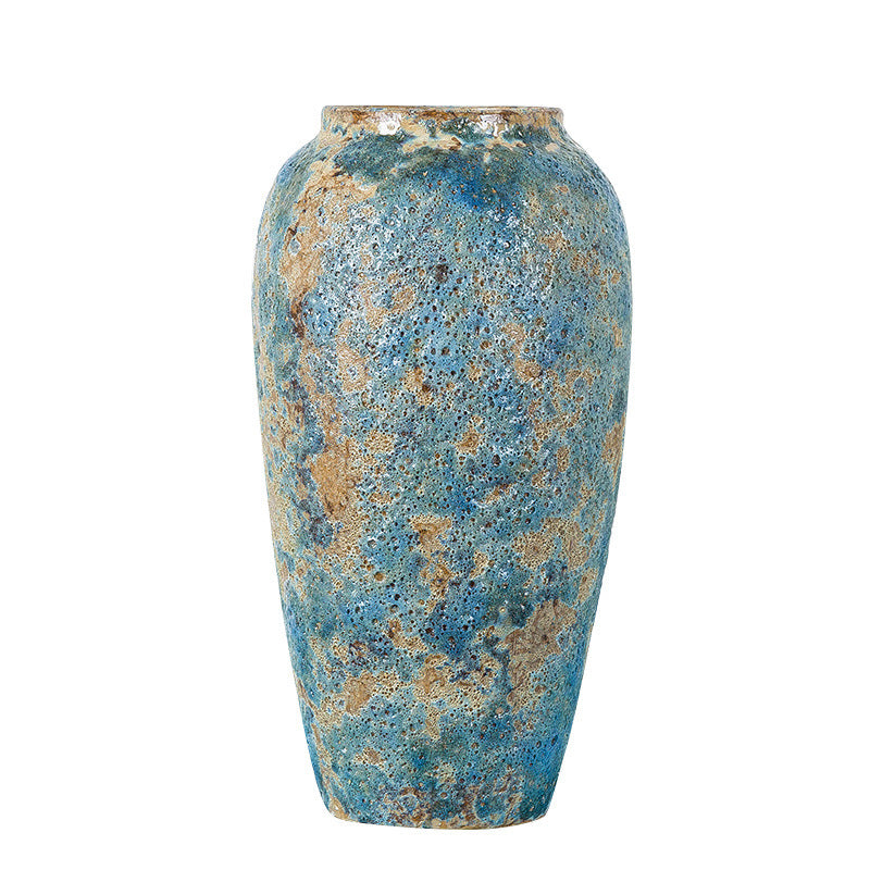 Coarse Pottery Jar Retro And Nostalgic Ceramic Vase