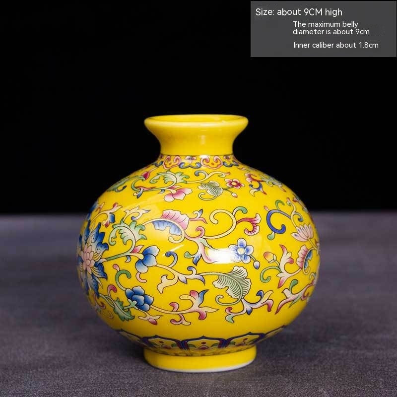 Colored Porcelain Pottery Home Decoration Ornaments