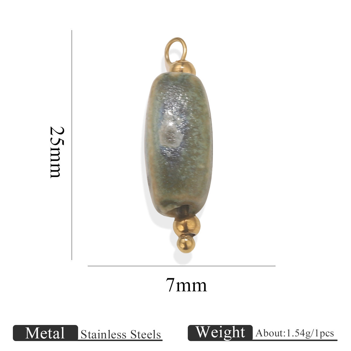 Fashion Vintage Pottery Shell Conch Pendant