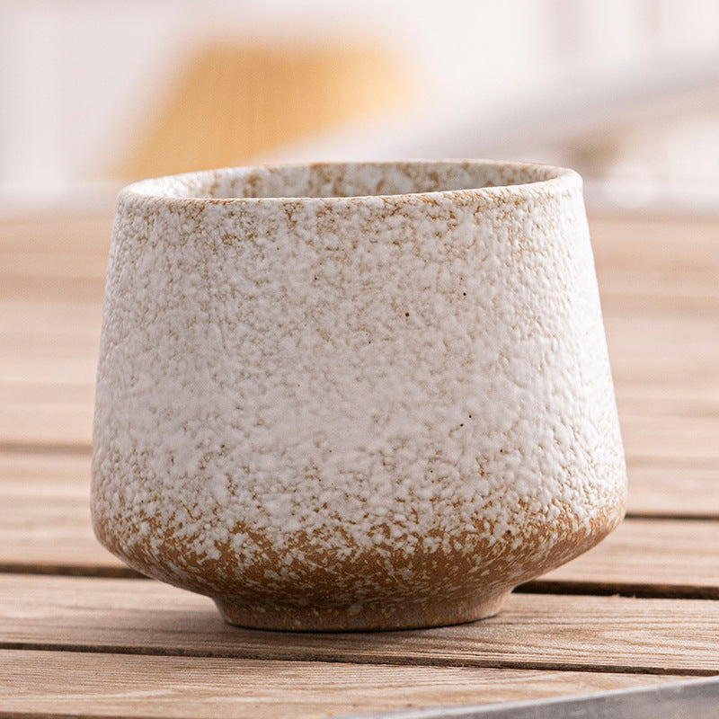 Japanese Style Rough Pottery Antique Tea Cup