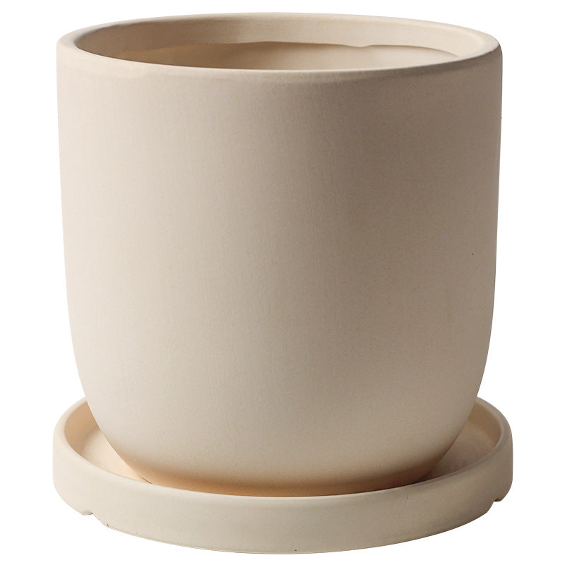 Bisque Fired Ceramic Simple Pottery Pot