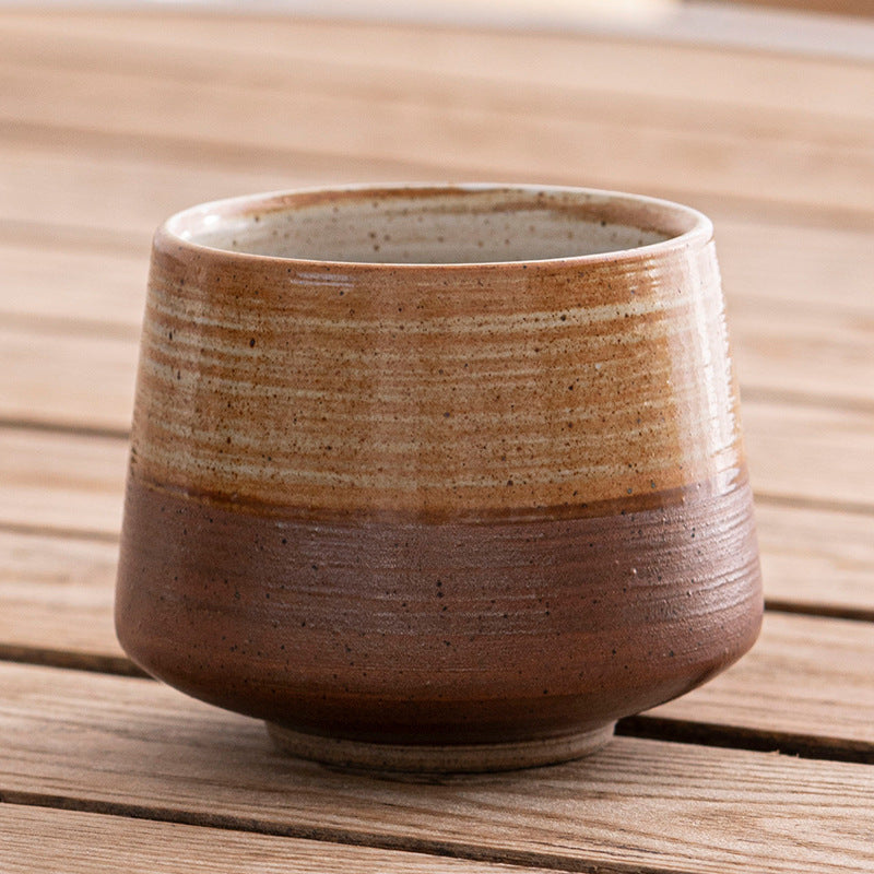 Japanese Style Rough Pottery Antique Tea Cup