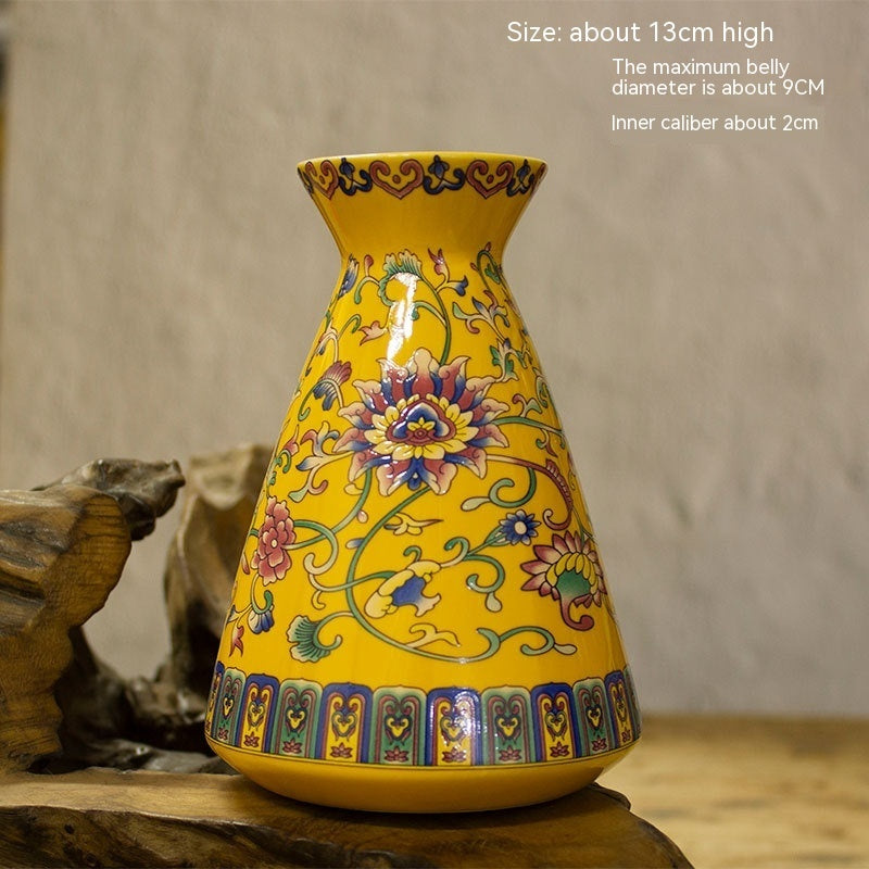 Colored Porcelain Pottery Home Decoration Ornaments